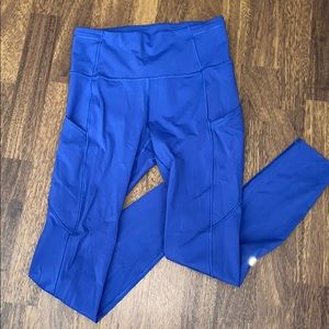 Lululemon Blue leggings size 6